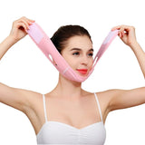 Tighten Lift Belt Compress The Thin Bandage Electric Vibration V Face Reduce Double Chin Posture Corrector Portable