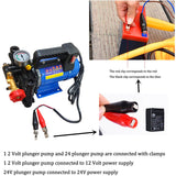 Agricultural Electric High Pressure Pump Spraying Watering Car Wash Irrigation Double Cyder Piston 12V/24V/48V/60V/220V