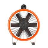 220V 1.5KW Portable Axial w Blower High Speed Mobile Ventilation Strong Exhaust Duct Marine Fan