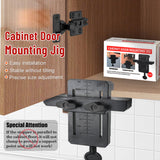 Versatile Mounting Jig Cabinet Door Installation Positioner with Handle Woodworking Tool for Effortless Alignment