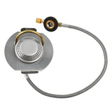 Windproof Camping Hiking Outdoor Cooking Split Burner Stove Head Pressureless Furnace Gas Convers