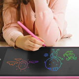 1 Piece Drawing Kids LCD Writing Tablet Pink ABS+LCD Diaphragm For 3-8 Year Old Girls Boys
