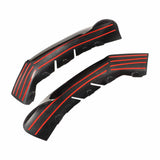 Front Bumper Diffuser Anti Impact Glossy Black  Front Bumper Lip Spoiler for Car