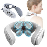 Intelligent electric neck and shoulder massager low magnetic therapy pulse analgesia relaxation spine physiotherapy health care