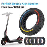 9.5x2.5-6.1 Electric Replacement For NIU Eectric Kick Scooter Flick Color Solid Shock-absorption Rubber Tire