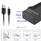 1 Piece USB Battery Charger Black ABS For NP-F550 F570 F770 F960 F970 FM50 F330 F930 Camera D04 20