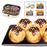 Electric Takoyaki Maker BBQ Grill Plate Machine Mini Steak Frying Pan 20 Holes Octopus Balls Maker DIY Takoyaki Baking Machine