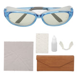 Anti Fog Glasses Fully Surrounded Fit Face Reducing Dazzing Fatigue Relief Safety Glasses Plastic Light Yellow for Sandstorm