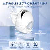 Wearable Pump Hands Free Electric Breast Pumps Comfort Milk Collector Lightweight with LED Display 4 Modes & 12 Levels