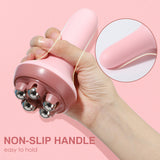 Handheld Roller Magnetic Bead Meridian Brush Anti Cellulite Massager Full Body Slimming Massage Tool