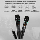 Professional Wireless Microphone Handheld Bluetooth Karaoke Mic Recording Studio Home Party Singing for Church Show Best Seller
