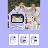Instant LCD Screen Kids Video Digital Camera Birthday Gift Pink