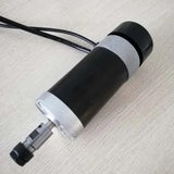 Brushless 500W High Speed 0.5KW Air-cool Spindle Motor DC 48V 12000RPM ER11 ER16 Collet 57MM Clamp Governor DIY CNC Kit