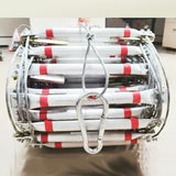 Fire escape ladderFireproof rope ladderAerial work rescue ladderAluminum steel wire ladderAlloy soft ladder