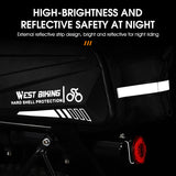 8.6L Bicycle Water Resistant Bike Rack Bag Reflective Large Capacity Lage Trunk Pannier Pouch