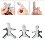 3pcs Type Spt Straightening Support Fixation Frog Finger Mallet Brace with Sponge
