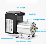 DC 12V 24V 12L/min 15L/min Miniature Vacuum Small Negative Suction Diaphragm Pressure Pump Dual Purpose