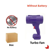 38000RPM Brushless Electric Turbo Blowers Jet Fan 200m/s Violent Car Dryer Handheld Dust Blowing Tool for 18V Battery