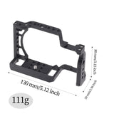 Camera Cage Video Cage for A6500/A6400/A6300/A6000 Full Frame Camera Rabbit Case Rig Stabilizer with Cold Shoe Mount