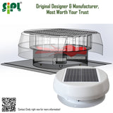 Solar Powered Attic Air Conditioning Industrial Vent 25W HVAC Tools Factory Eco Roof Ventilation Blower Wind Turbine Exhaust Fan