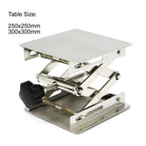 200x200mm 250x250mm 300x300mm Steel Router Table Engraving Lab Lifting Stand Rack platform Woodworking Benches