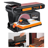550W/750W Abrasive Disc Sanding Adjustable Table Belt Sander Sandpaper Polishing hine