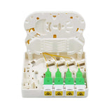 Core FTTH Fiber Optic Termination Ftth Box 4 ports Optical fiber panel box with SC APC connectors pigtail