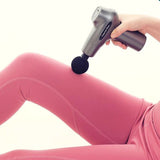 USB charging hammer electric relieve muscle massage gun massager LCD screen body fascia