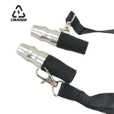 CRUSHER Protable Arab Hookah Mouthpiece Aluminum Alloy Suction Nozzle with Lanyard Water Pipe for Smoking Accessories