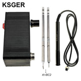 KSGER Mini STM32 V3.1S OLED T12 Soldering Iron Station DIY Plastic 907 9501 Handle Electric Tools Quick Heating T12 Iron Tips 8s Tins