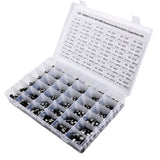 1500PCS Set 1UF~1500UF 6.3V-50V 36 Value SMD Aluminum Electrolytic Capacitors Assortment Kit with Box for Electronics PCB