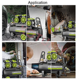 Small Industrial Oil-free Compressor Silent Woodworking High-Pressure Air Pump 220V 850W 1100W