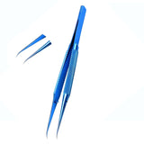2 Piece Maintenance Tool Of Titanium Alloy Tweezers Machine 0.15Mm Demagnetization Of Sharp-Pointed Straight Bending Tweezers