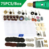 75PCS/Box Electric Grinder Rotary Tool Accessory Set For Dremel Sanding Polishing Wheel Tip Cutter Drill Disc 3.2mm Shanked