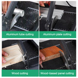 220V Multifunctional Electric 1200W Desktop Circular Cutter Aluminium Wood Plastic Cutting Mini Table Saw