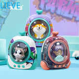 Cute Cat Space Capsule Wireless Bluetooth Speaker High Volume Subwoofer Compact Portable with Colorful Light App Control