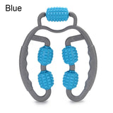 U-shaped trigger point roller 360° full body massage tool arm leg neck muscle massager sports fiess equipment