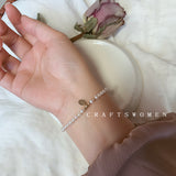Natural freshwater pearl bracelet