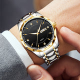 Langsuo Fashion Men's Waterproof Quartz Watch