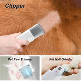 Kit Cleaning Low Noise Grooming Comb Pet Vacuum Cleaner Dog Brush Hair Trimmer