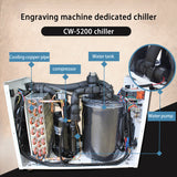Industrial Water Chiller CW-3000 CW-5200 6L 8L For CNC Spindle 60W 80W Cutting hine CO2 Laser Tube Coog Equipment