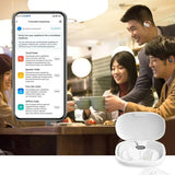 Language Earbuds One Support 144 Languages Accents Translate Music and Calls 3in1 Wireless Translation Device