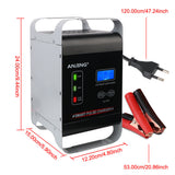 Car Battery Charger Intelligent US EU Plug 12V 24V High Power 600W Pulse Repair Fully Automatic For Lithium Lead Acid Batteries