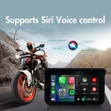 Motorcycle Special Navigator 5 Inch Touch Screen Ip65 Support Wireless Carplay Android Auto Optional with Dual 1080 Cameras