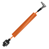 ZINE DT-LM D-TAP to LEMO 2Pin Male Power Cable 60cm Stretchable Length Replacement for Select RED ARRI Sony Camera