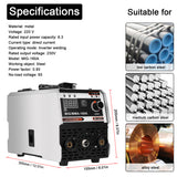 2in1 MIG MMA hine Carbon Dioxide Gases-shelter and Manual Welding Multipurpose IGBT Direct Current Inverter Welders