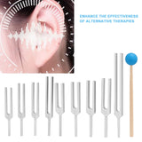 Hammer 174/ 285/ 396/ 417/ 528/ 639/ 741/ 852/ 963HZ Sound Heag Therapy Tool Tuning Fork Set