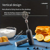 1pc, Electric Hand Mixer With Whisk, USB Chargeable Egg Beater, Multifunctional Electric Hand Mixer, For Cream Making, Baking,