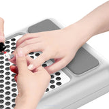 New 4500RPM Nail Art Vacuum Cleaner Rechargeable Fan Speed LCD Touch Screen Nail Duster Nail Art 80W