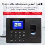 Intelligent Fingerprint Attendance hine Fingerprint/Password with 2.4'' Display Screen Time Clock Employee Checking-in